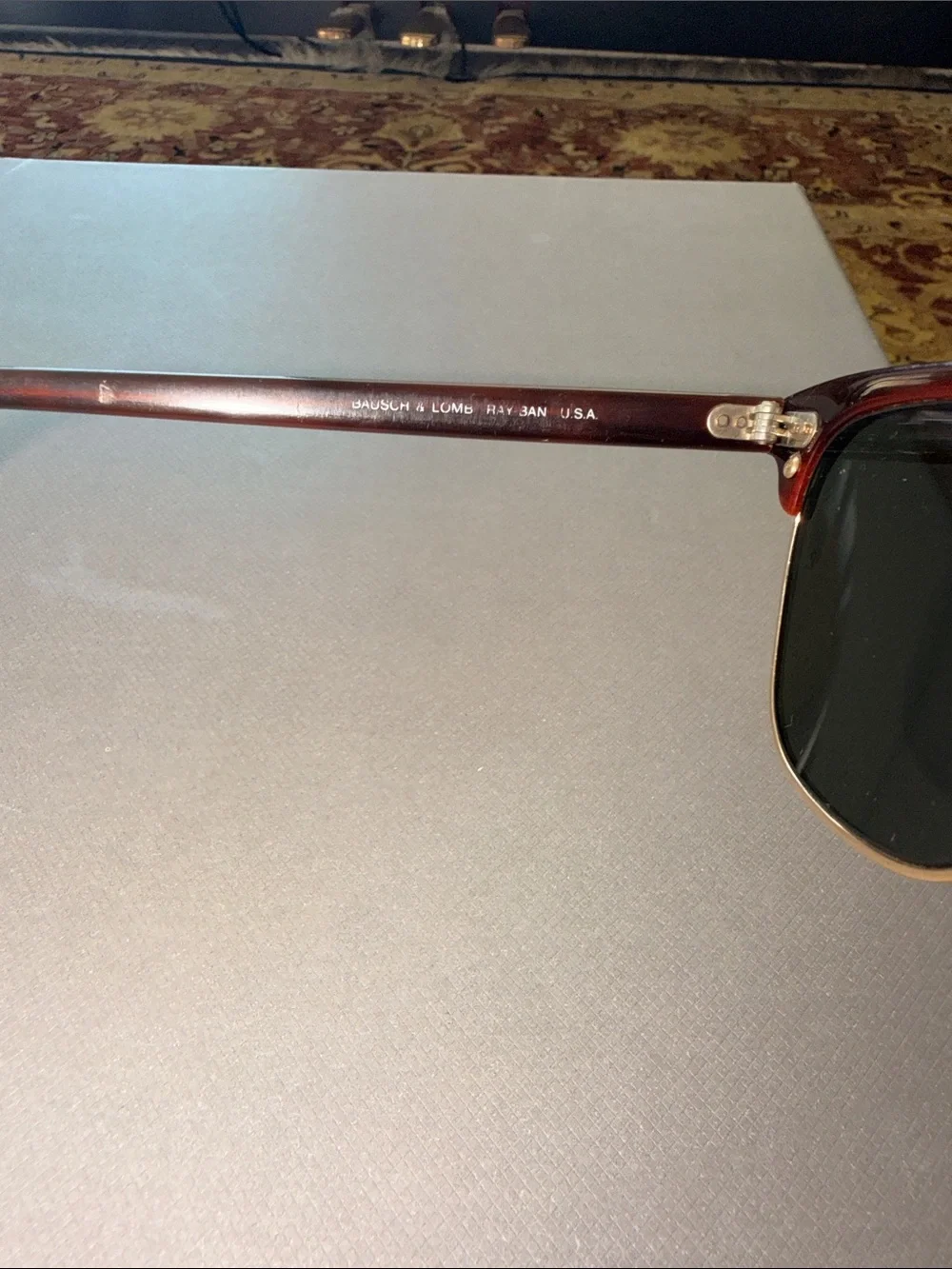 Ray-Ban Clubmaster Sunglasses- Tortoise & Gold